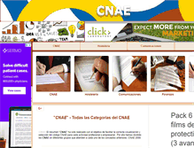 Tablet Screenshot of cnae.eu